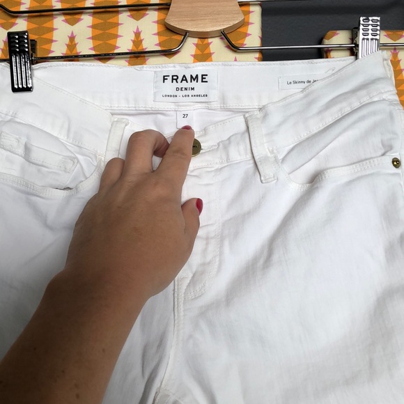 Frame Le Skinny De Jeanne Blanc - Picture 6 of 9